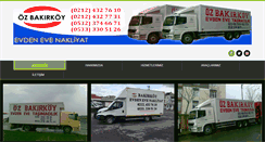 Desktop Screenshot of ozbakirkoynakliyat.net